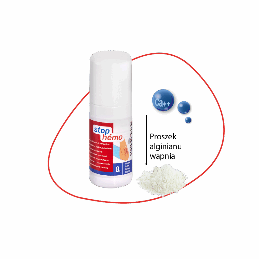 Puder Stop Hemo - opakowanie z zawartością